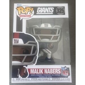 Funko POP! Malik Nabers New York Giants NFL Figure #325 in Soft  Protector